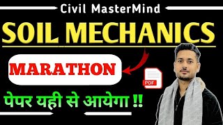 Soil Mechanics Marathon Class | Soil Mechanics OneShot | Soil Mechanics in civil engineering