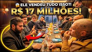 ALMOÇO DOS CARAS: CARIANI REVELOU QUE VENDEU R$ 17 MILHÕES!