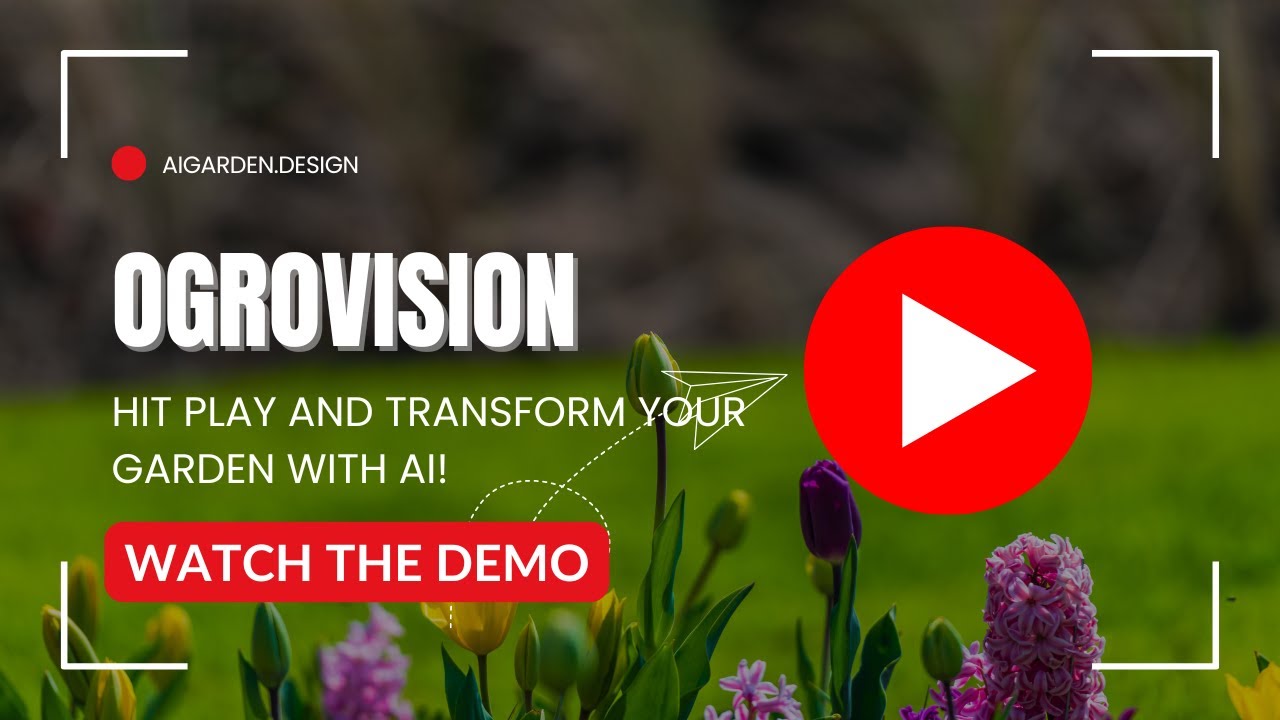 Design Your Dream Garden with AI – Try Ogrovision for Free