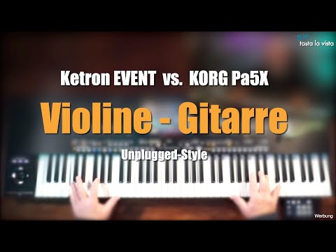 Pa5X - Ketron EVENT vs. KORG Pa5X - Violine-Gitarre # 977