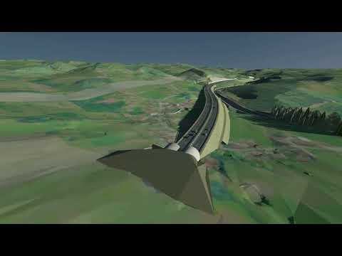 JP Autoceste FBiH - vizualizacija dionice Putnikovo brdo - Medakovo