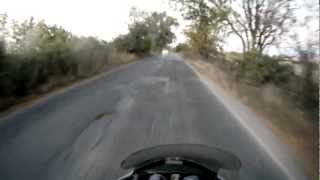preview picture of video 'Bulgaria - Markovo to the city of Plovdiv - You Travel in HD - POV from motorcycle'