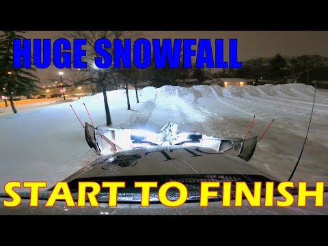 BEST SNOW PLOWING VIDEO EVER!!! 5K CHRISTMAS SPECIAL!! #snowplowing #asmr #best