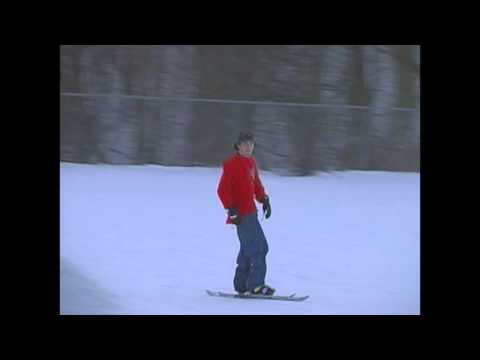 Neal Lyons - Skiboarding 2001 - Crossbar Grind