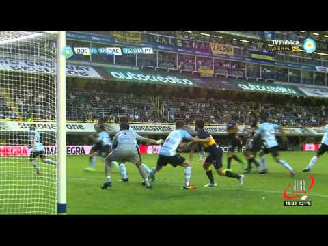 GOL DE CARUZZO - BOCA 2 RACING 0 - FECHA 17 (25 11 2012)