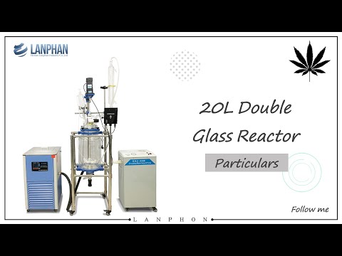 Vacuum Distillation 20L Jacketed Glass Reactor