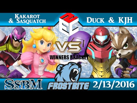Frostbite SSBM Doubles - Duck & KJH vs. Kakarot & Sasquatch - WB