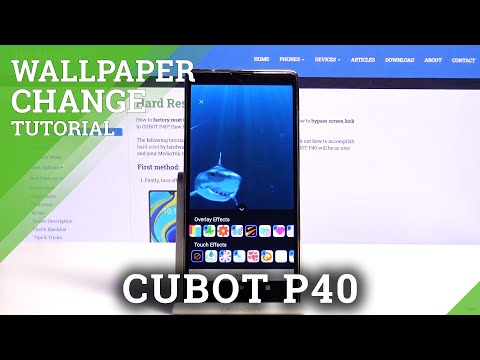 How to Apply and Customize Animated Wallpaper on CUBOT P40 – Apply Live Wallpaper