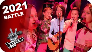 McFerrin - Don&#39;t worry be happy (Isabella/Katarina/Veronika&amp;Moritz&amp;Xaver) | The Voice Kids | Battles