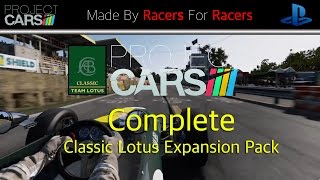 Project Cars - Classic Lotus Expansion Pack + Free Car Showcase
