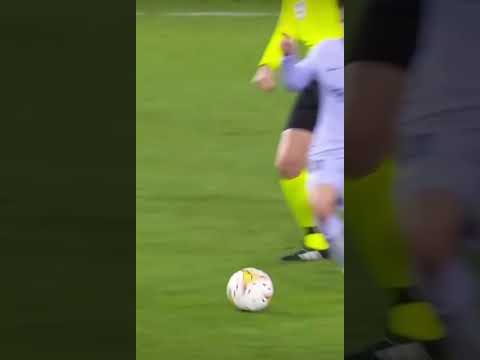 Gavi shows his touch and turn. The teenage sensation from Spain.