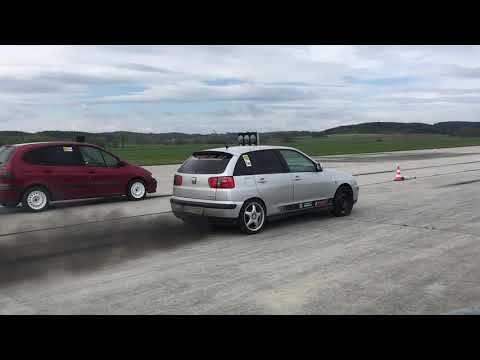 #DRAGRACE#SEAT IBIZA TDI VP 302HP VORY TIME 12.938s VS RENAULT SCENIC SPECIAL@TCHOŘOVICE 4.5.2019