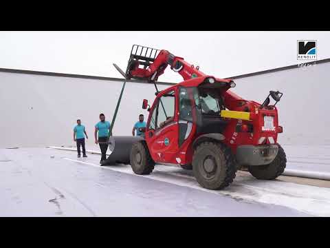 Géomembrane d'étanchéité RENOLIT ALKORPLAN Hydro R SST 00414 - PVC-P renforcé pour bassins, lagons et canaux_1