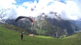 Filming Fabio - Speedflying chase cam