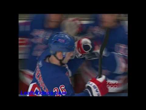 TOR 0 @ NYR 3 - Erik Christensen Scores - 100407