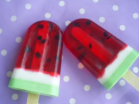 Sabonetes artesanais de picolé