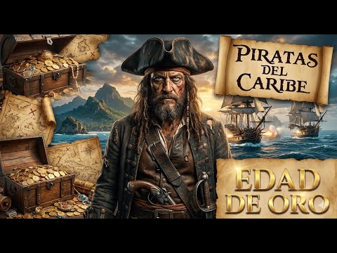 🏴‍☠️ PIRATERIA EN EL CARIBE 🏴‍☠️  ⚔️La Edad de Oro de los Piratas⚔️