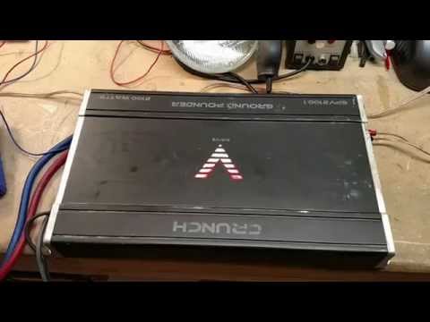 AMP TEST - Crunch "Ground Pounder" GPV2100.1 Amp Dyno Test
