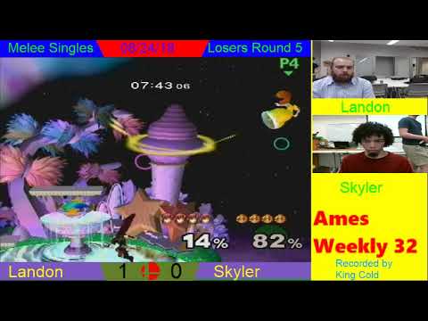 Ames Weekly 32 - Melee Singles - Losers Round 5 - Landon vs Skyler