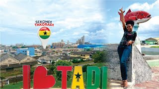 WHY NO ONE TRAVELS TO THIS PART OF GHANA? | SEKONDI- TAKORADI | MARKET CIRCLE PROJECT | OIL CITY