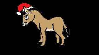 Dominc the Italian Christmas Donkey Cartoon