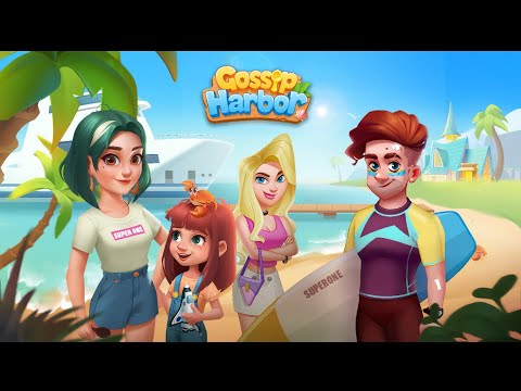 Gossip Harbor®: Merge & Story (by Microfun) IOS Gameplay Video (HD)