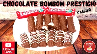 Passo a Passo como fazer Chocolate Bombom Prestigio 03 Ingredientes