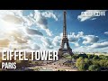 Eiffel Tower Paris, Elevator Ride Top Floor - 🇫🇷 France - 4K Walking Tour