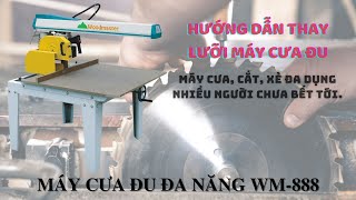 Hướng dẫn tháo lắp lưỡi cưa | Máy cưa đu đa năng, cắt đa góc độ | WM-888