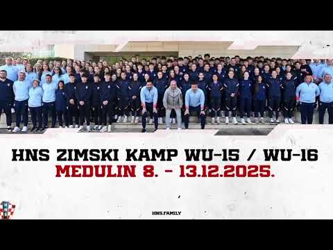 Zimski kamp mladih ženskih reprezentacija u Medulinu 2025./26.