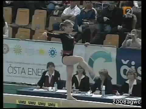 Goryunova Kristina RUS Maribor 2009 Balance beam 1st