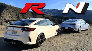 Civic Type R vs Elantra N – The Battle for Best FWD | Everyday Driver