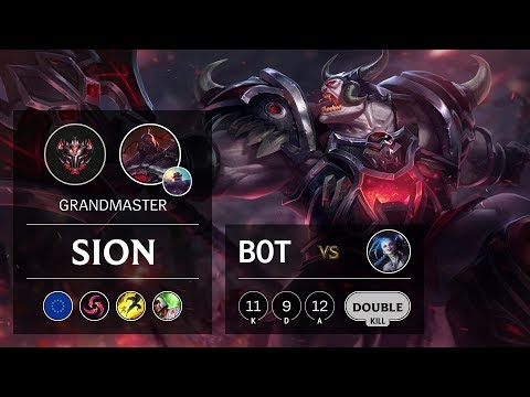 Sion Bot vs Jinx - EUNE Grandmaster Patch 9.24