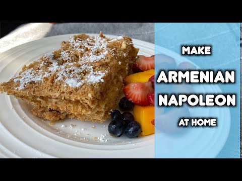 Armenian Napoleon | Technically the Russian Version | Napoleons Better than Glendale Bakeries