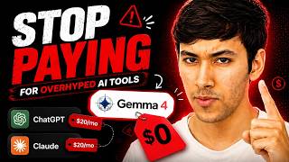 THIS FREE AI Tool Just Beat Claude & ChatGPT! Google Gemma 4 | Stop Paying For Overhyped AI Tools