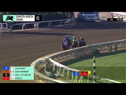 Santa Anita Park Carrera 6 (The Golden State Juvenile Fillies Stakes) -  29 de Octubre 2022