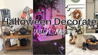 HALLOWEEN DECORATE WITH ME 2023 |  Halloween Decor Ideas | Indoor and Outdoor Halloween Decor