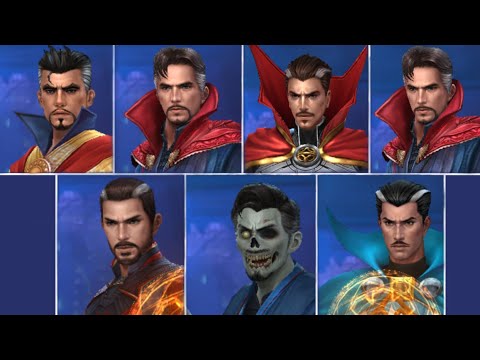Doctor Strange all Uniforms showcase .