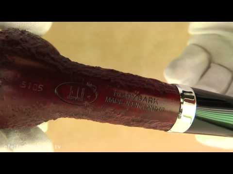 Dunhill Ruby Bark 5105 Sterling Silver made 2007 9mm Filter 4743 @ Pfeifenkonsulat.at