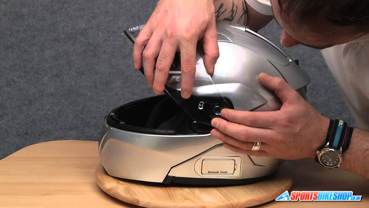 HJC HJ17P Clear Visor - Road Legal Video