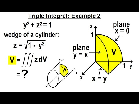 Calculus 3 Ch 13 1 Triple Integrals 1 of TBD Volume of a Sphere Using Spherical Coordinates