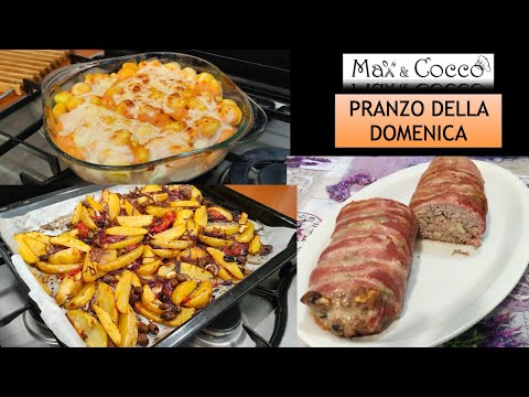 Mai preparato un PRANZO della DOMENICA più buono di questo. 3 ricette cotte al FORNO