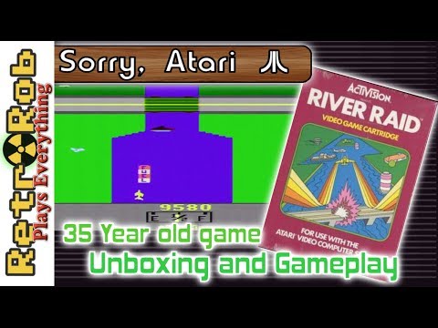 Sorry Atari #35: 30 Year Old River Raid Unboxing and Gameplay