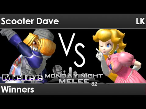 MNM 82 - Scooter Dave (Sheik) vs LK (Peach) Winners - Melee