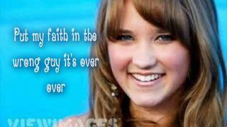 average girl emily osment lyrics on screen