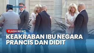 Curi Perhatian, Didit Prabowo Tampak Akrab hingga Digandeng Ibu Negara Prancis di Istana lyse