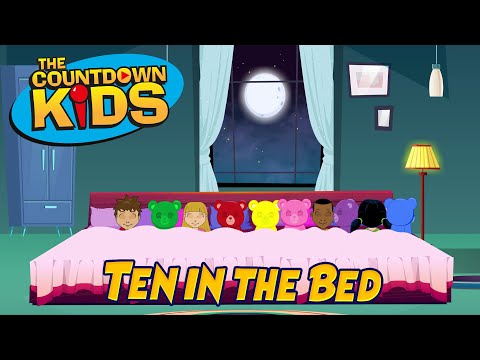 Ten In The Bed - The Countdown Kids | Kids Songs & Nursery Rhymes | Lyric Video