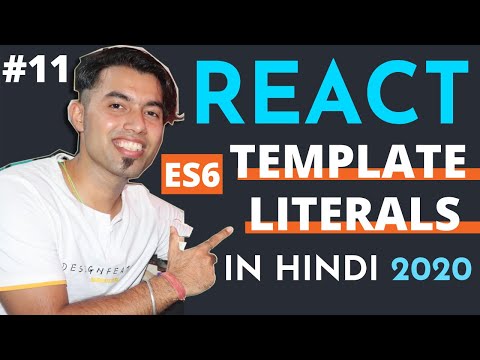 ES6 Template Literals in JSX in ReactJS in Hindi 11