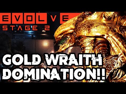GOLD WRAITH DOMINATION!! EPIC STAGE TWO MATCHES!! Evolve Gameplay Walkthrough (PC 1080p 60fps)