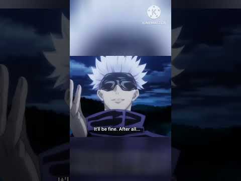 gojo saying "Yowai mo" #gojosatoru #jjk #anime #viral #shorts